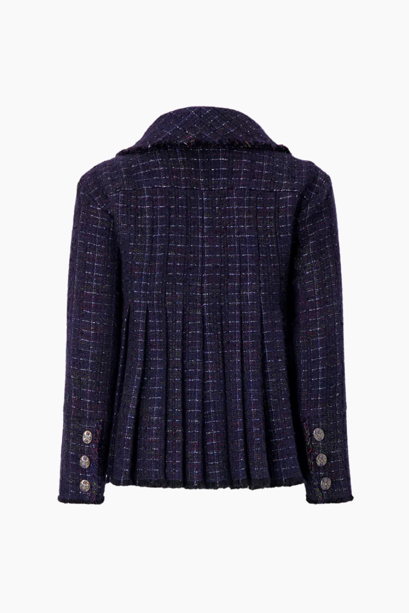 Chanel Pleated Tweed Jacket