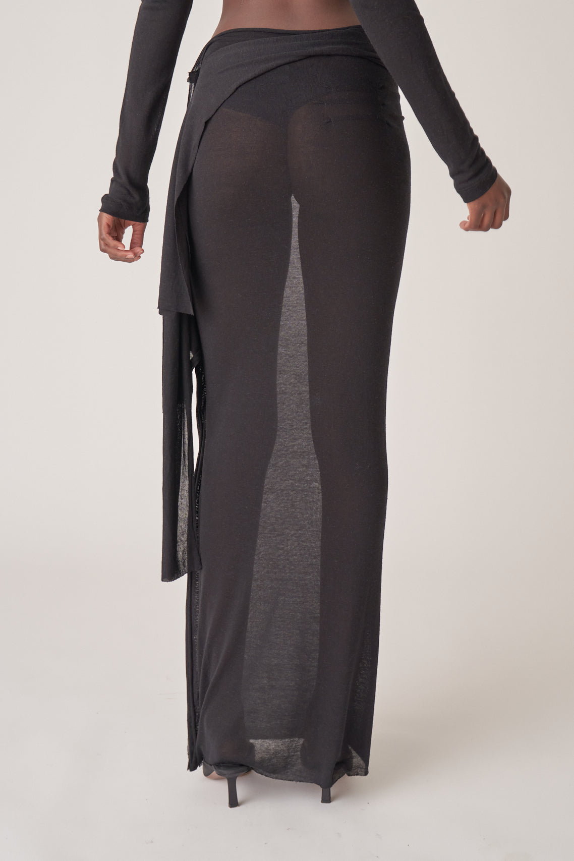 Maxi Length Linen Skirt