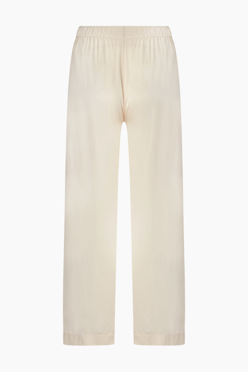Silk Lounge Pant - Cream