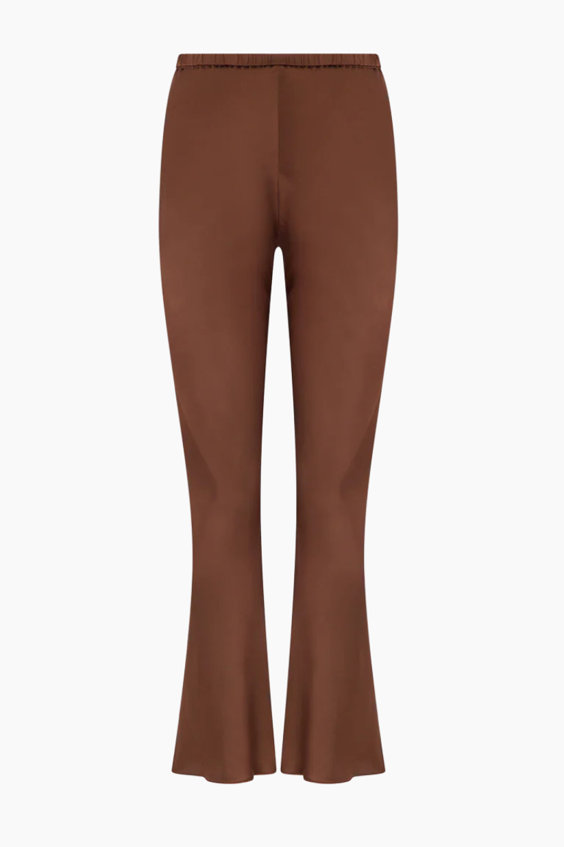 Bias Cut Pant - Espresso