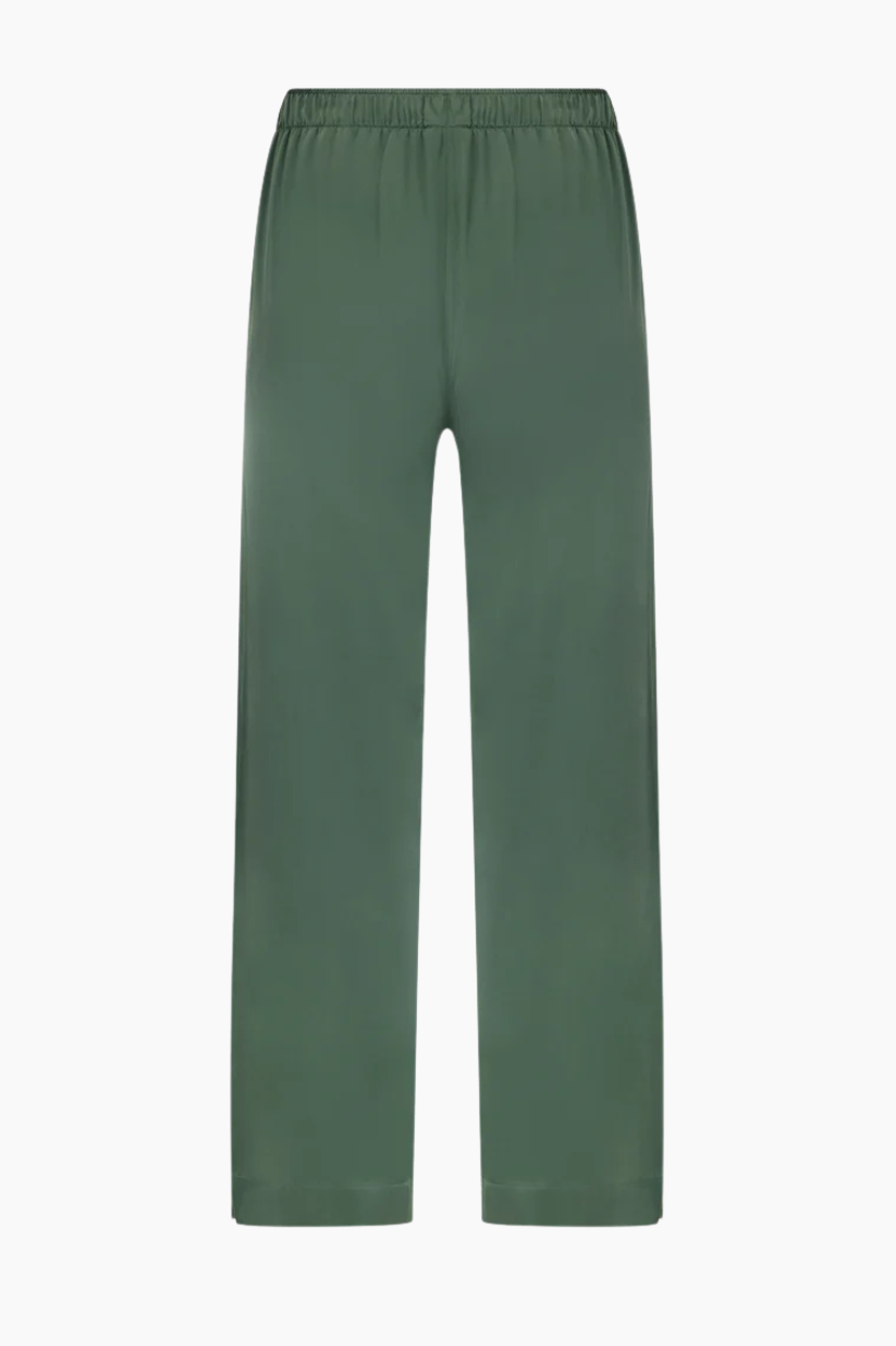 Silk Lounge Pant - Forest