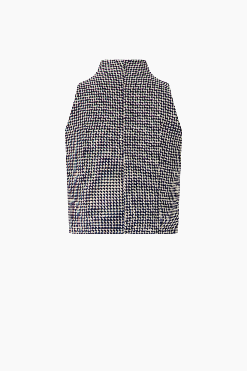 Houndstooth Check Waistcoat