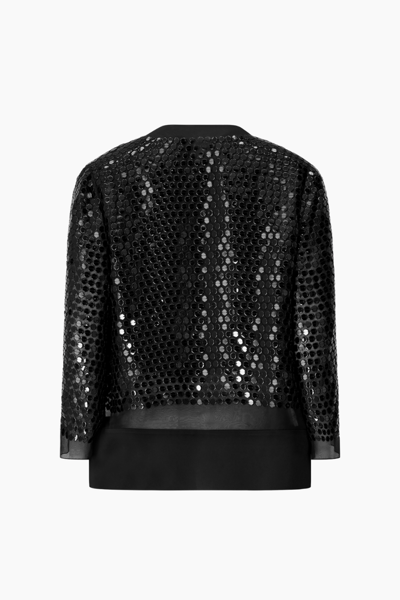 Chanel Sheer Beaded Tank and Jacket