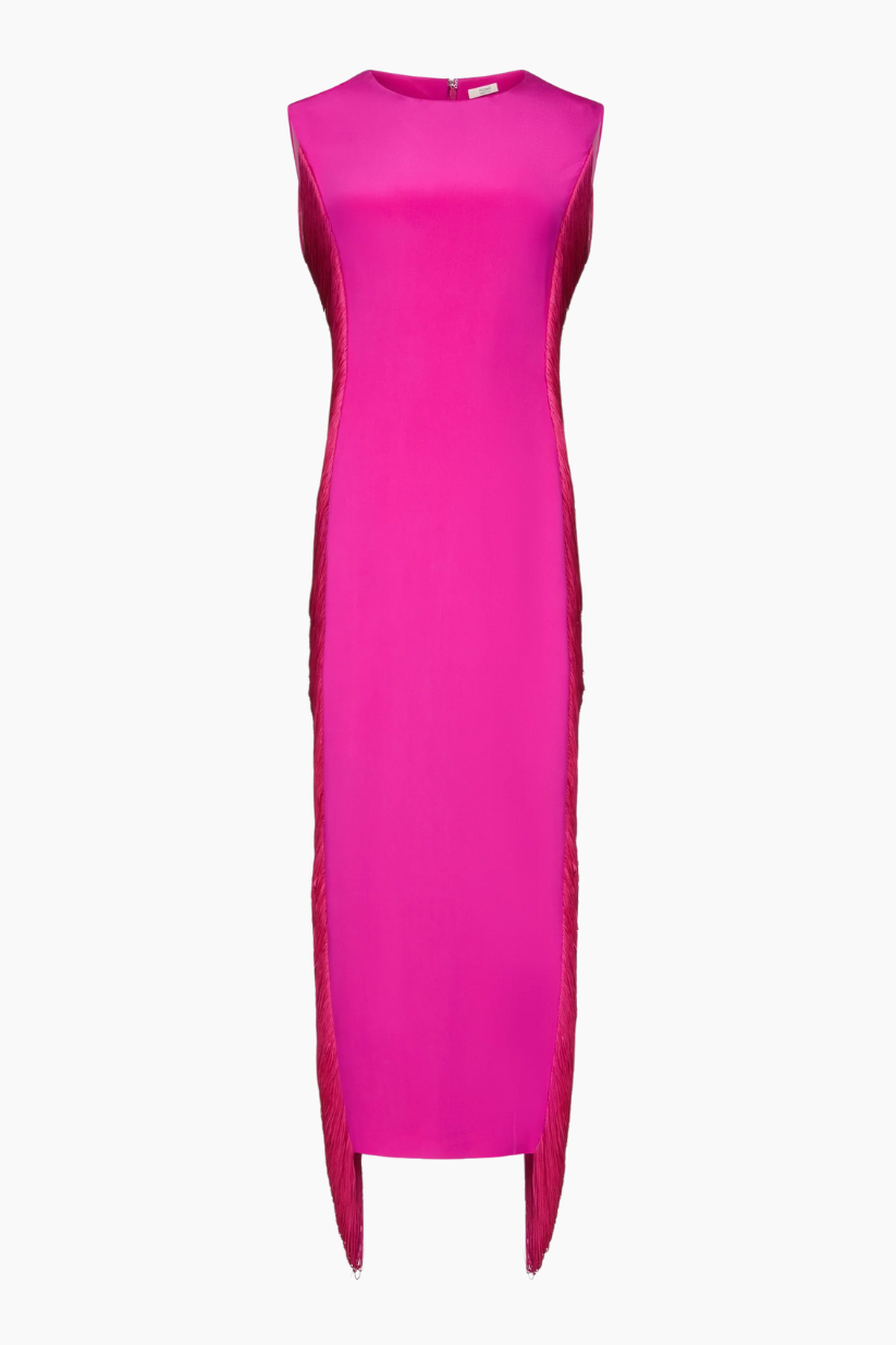 Bianca Silk Fringe Dress