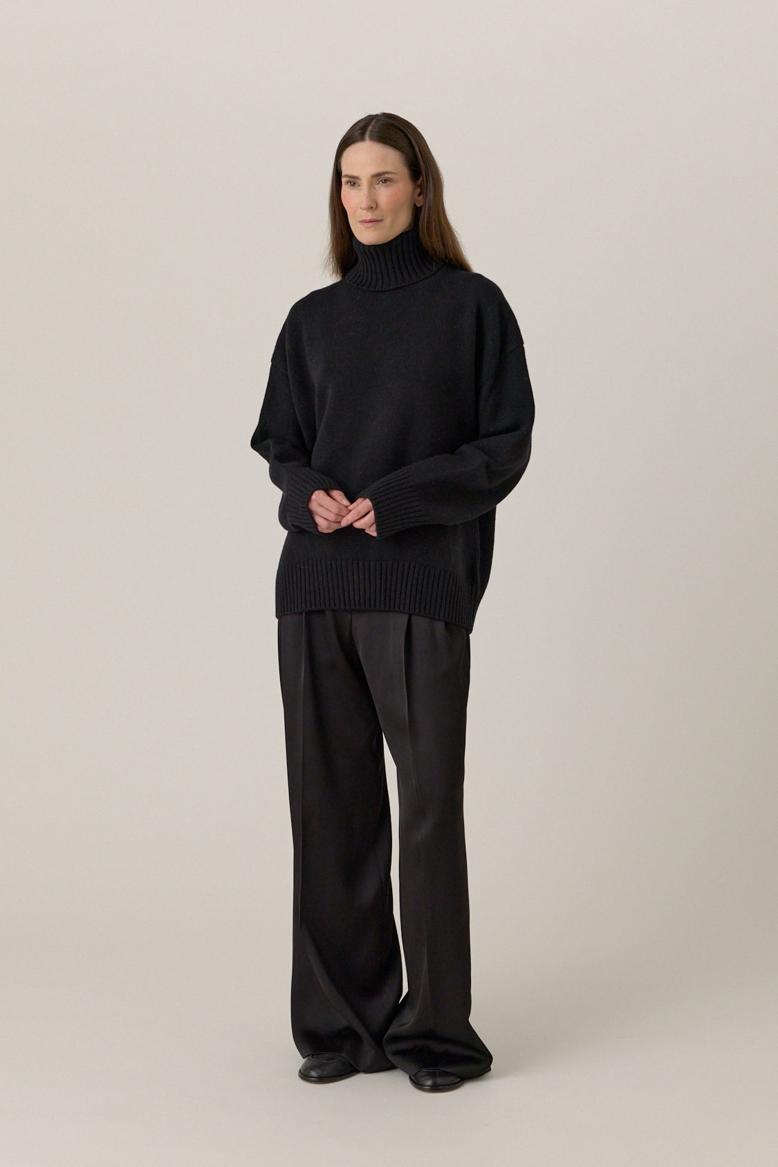 Oversized Cashmere Turtleneck