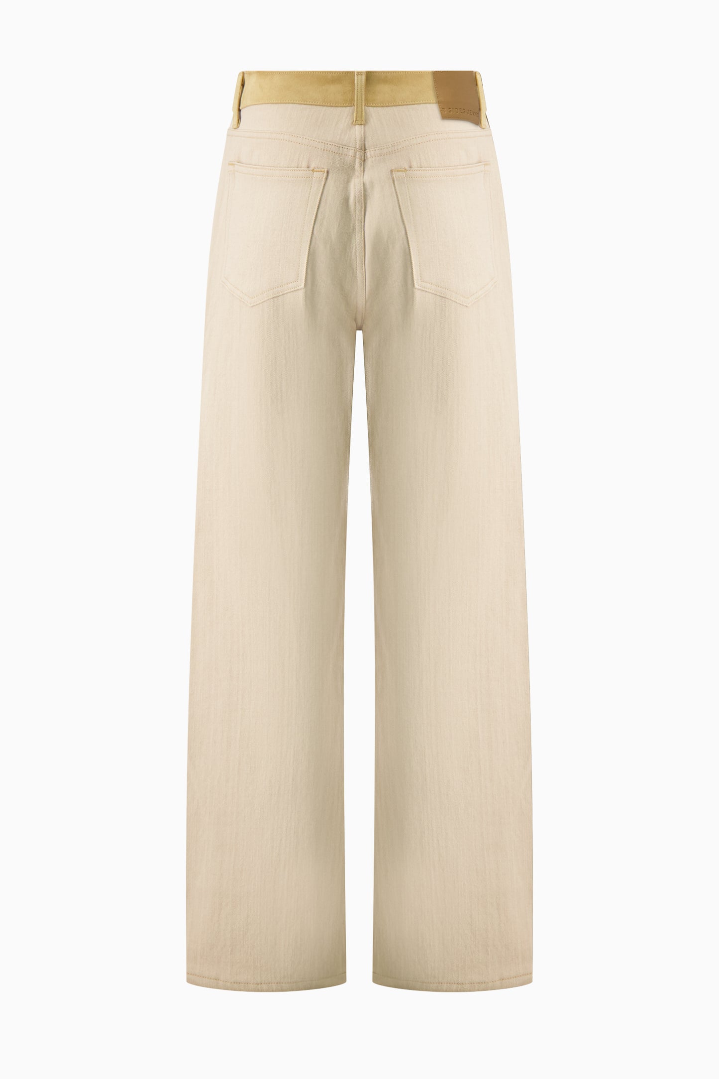 Charlot Split Hem Jean - Palomino Suede