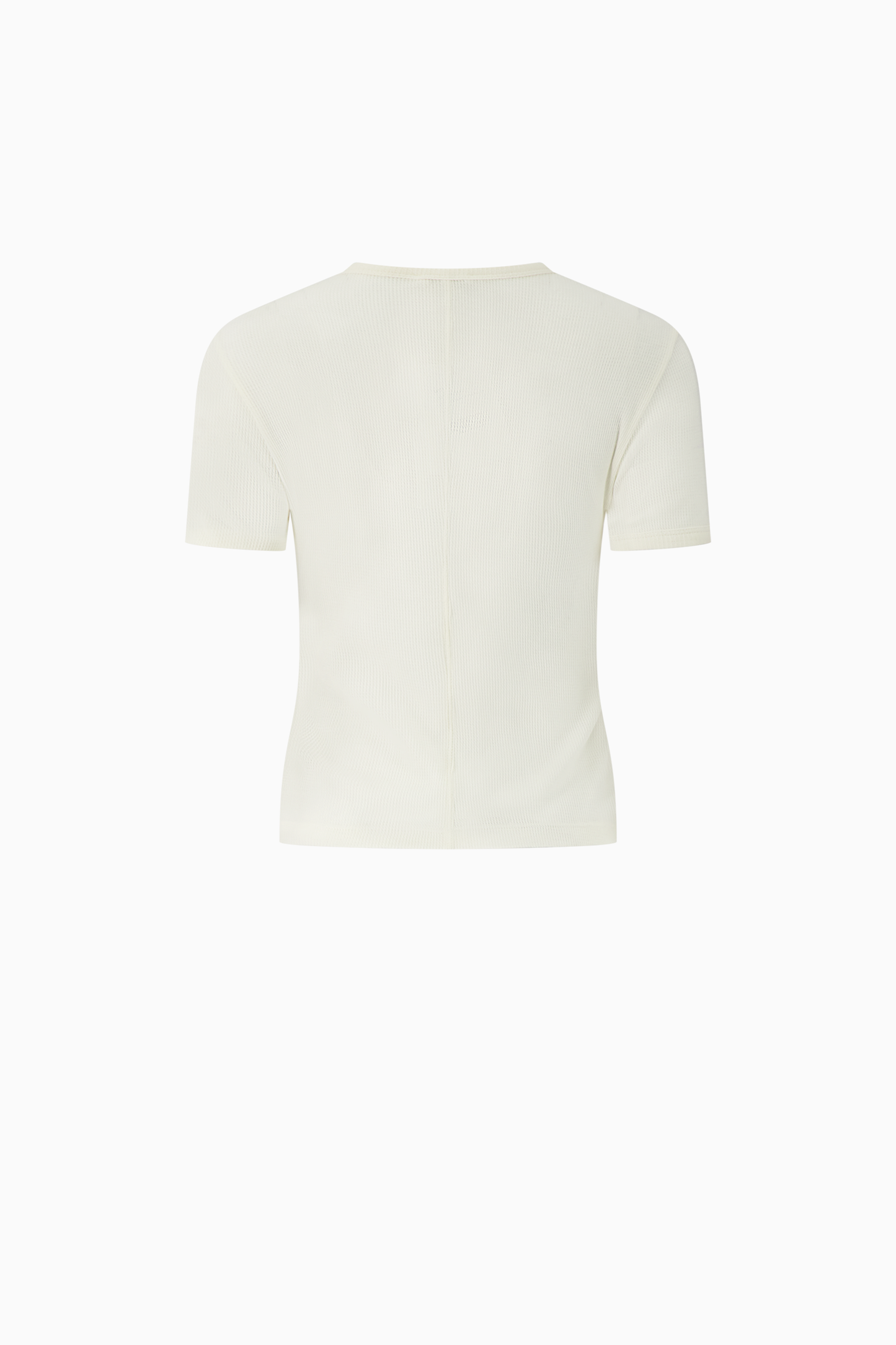 Cashmere Blend Fitted Tee