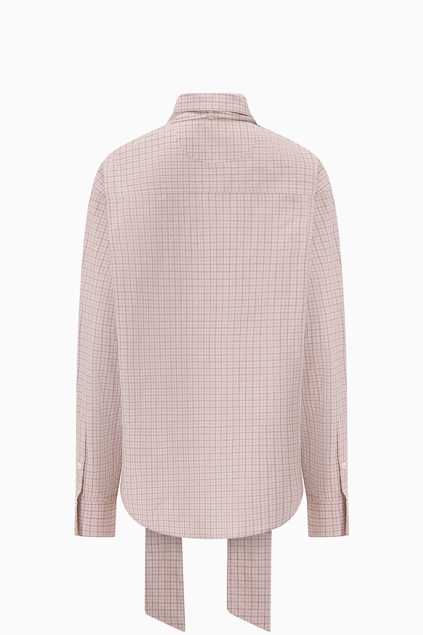 Banker Shirt - Beige Plaid