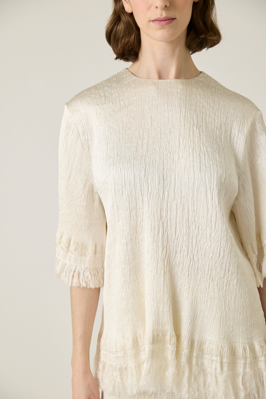 Anais Frayed Edge Tee