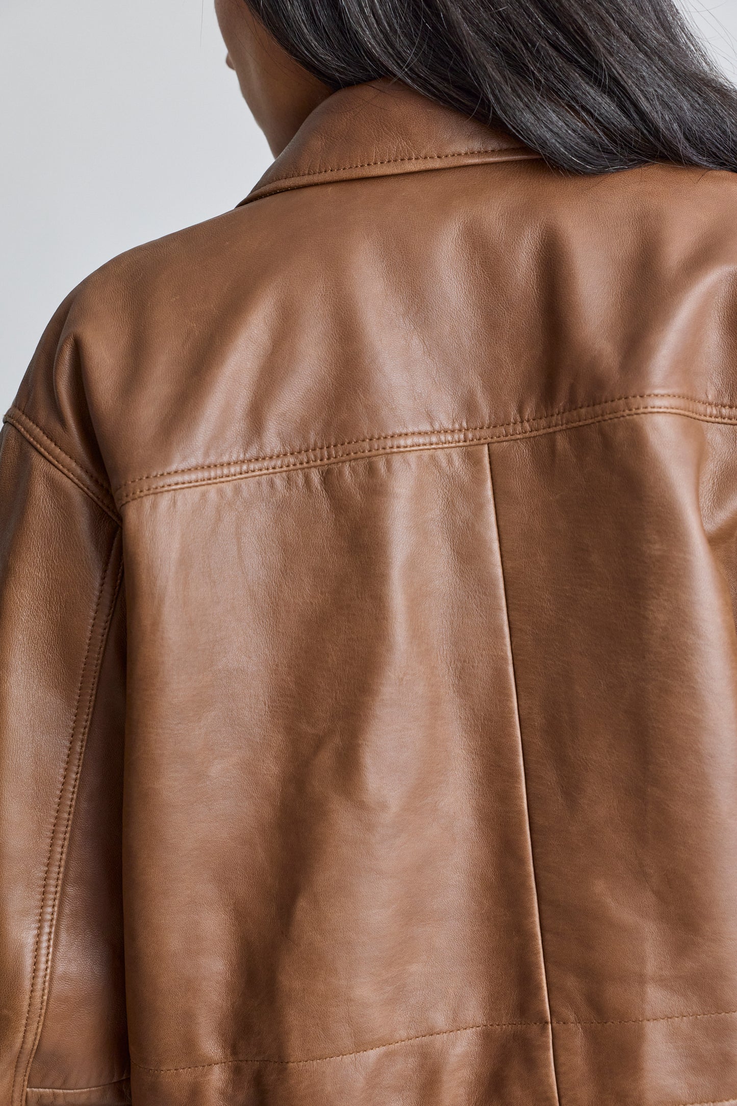 Jocelyn Silky Leather Jacket