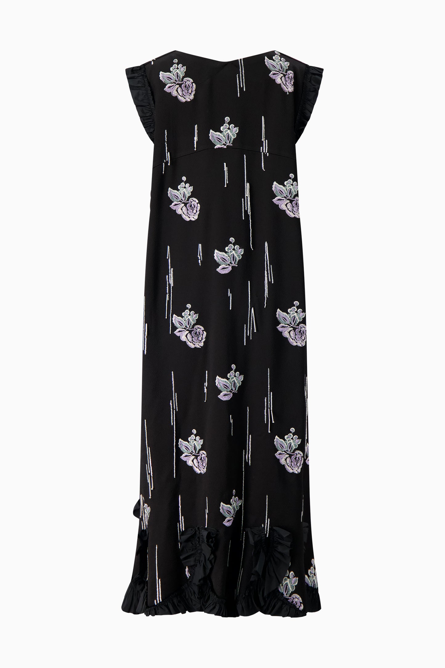 Long Embroidered Maxi Dress