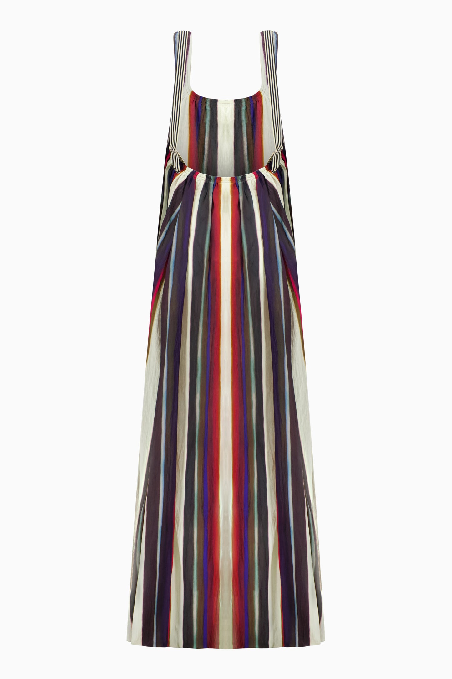 Morris Stripe Trapeze Maxi Dress