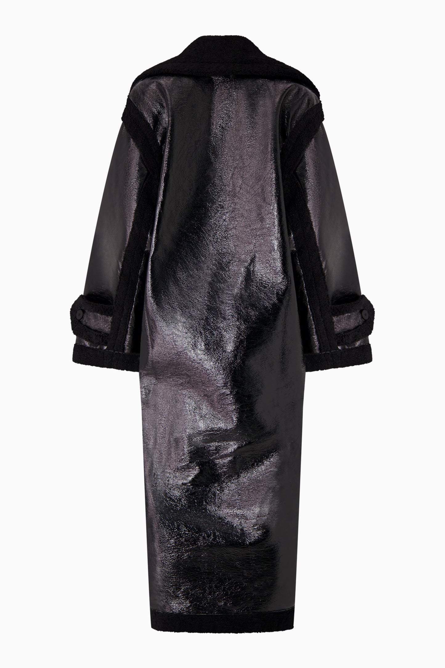 Shearling Oversized Split Coat