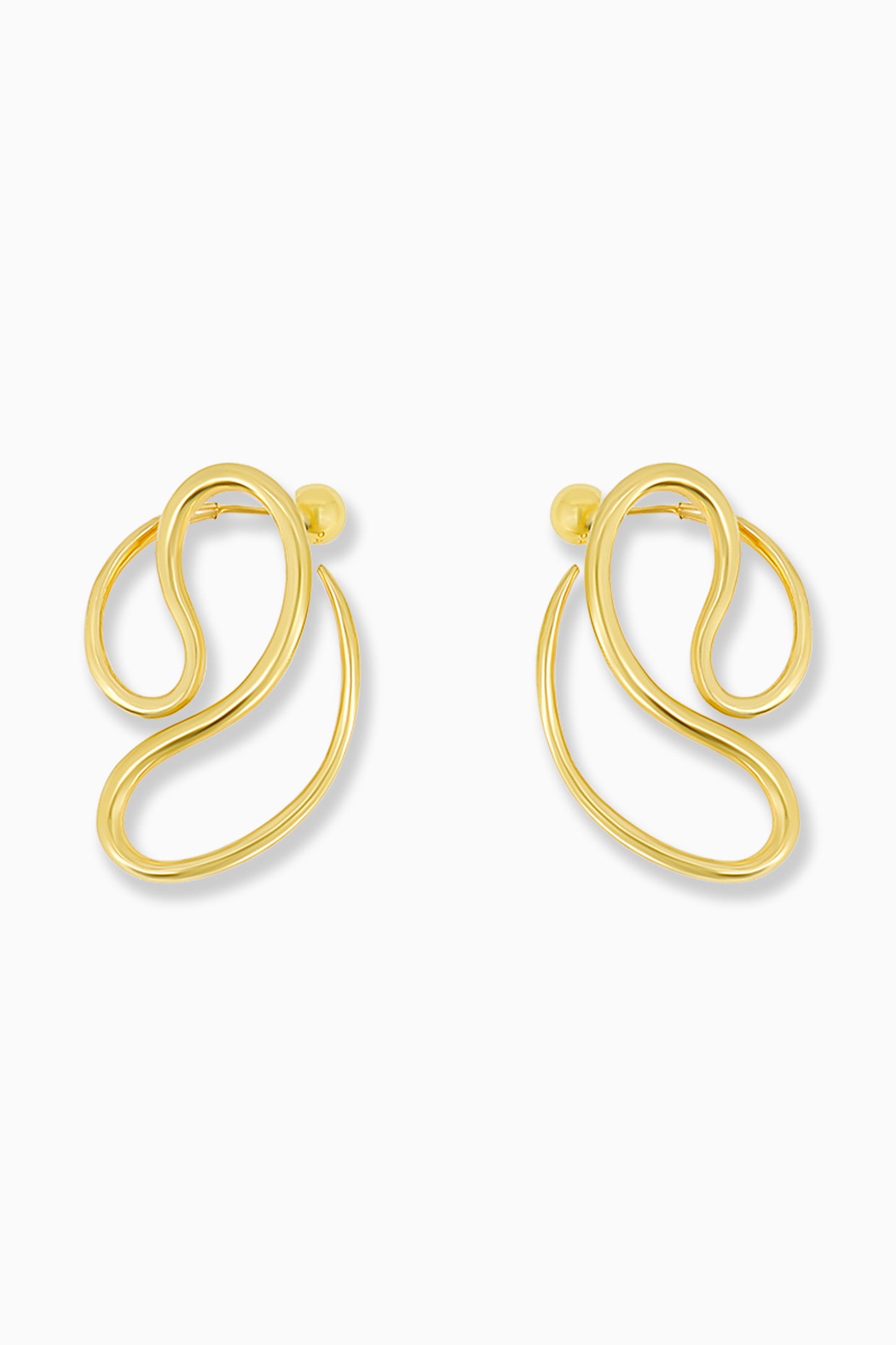 Continua Earrings - Gold