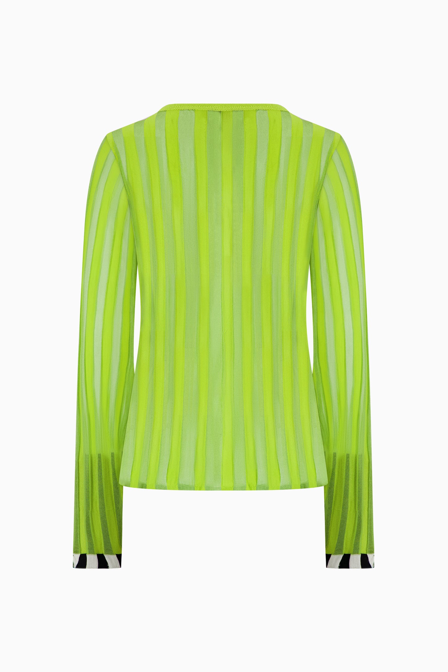 Pleated Cardigan with Alpaca Trim