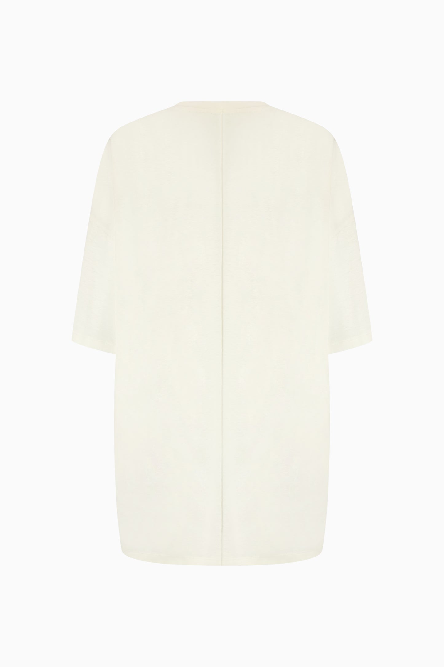 Fluid Oversized Tee - Ivory