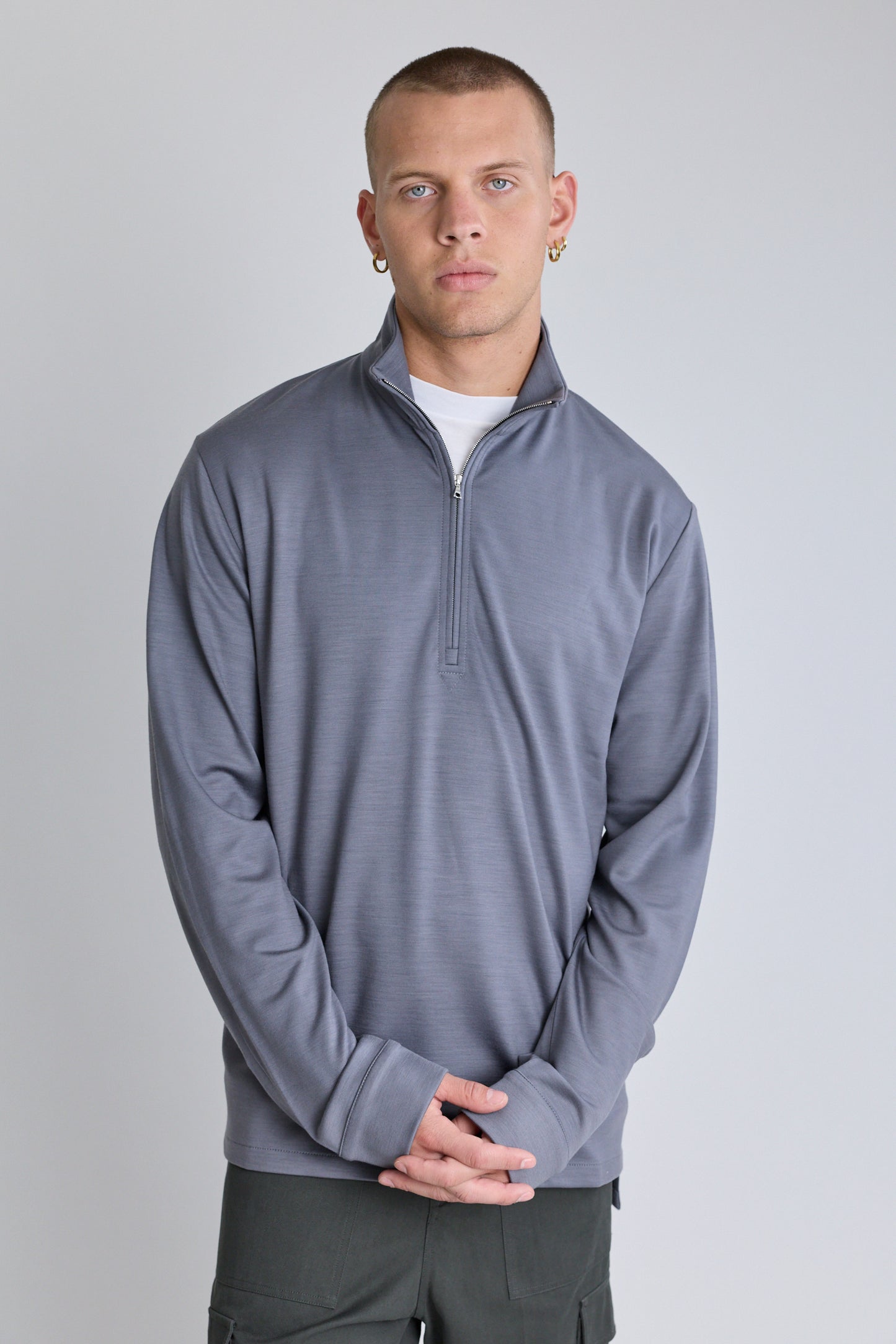 Polar Jogging Shirt - Zinc