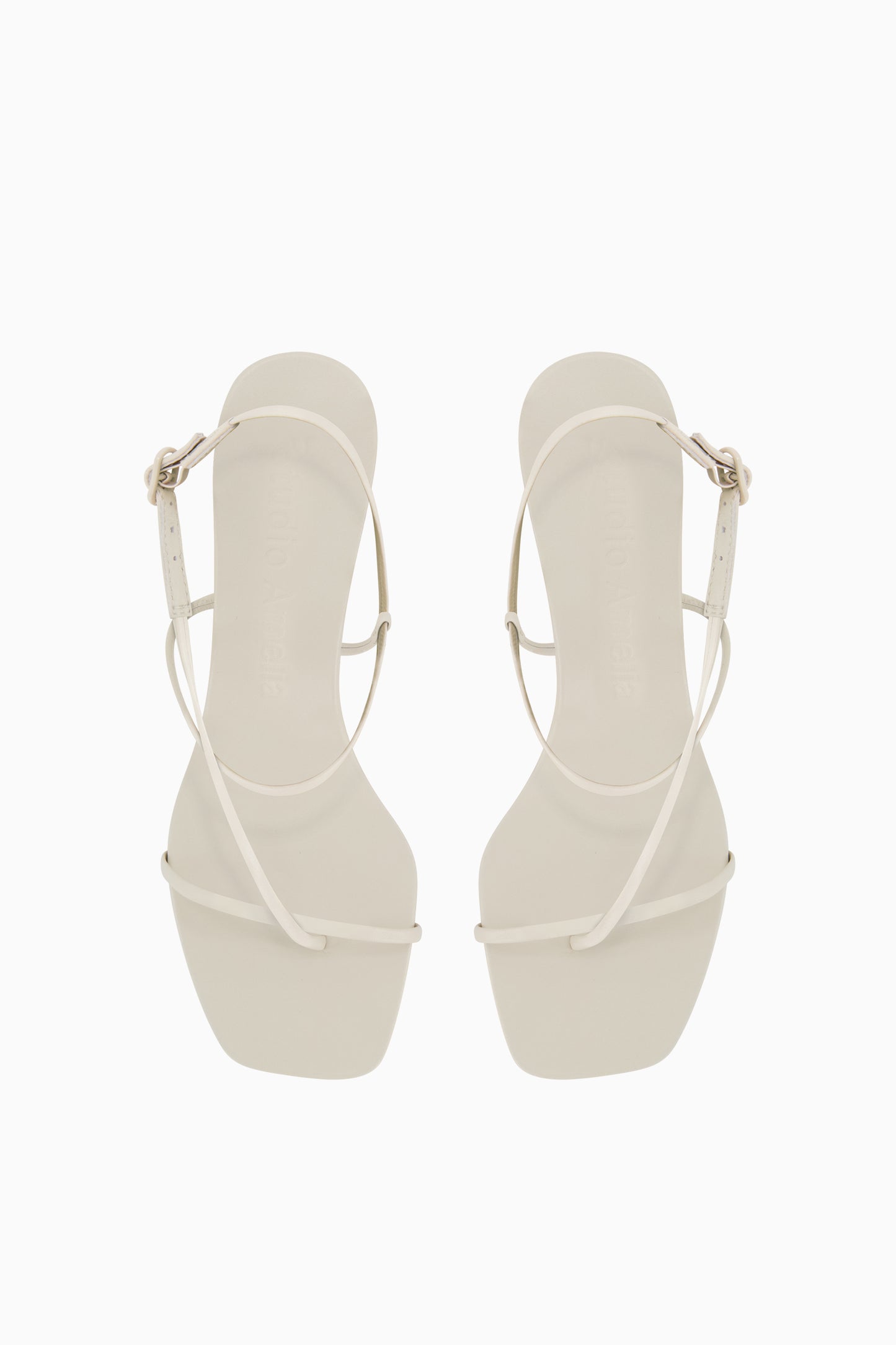 Cross Front 70 Heel - Stone