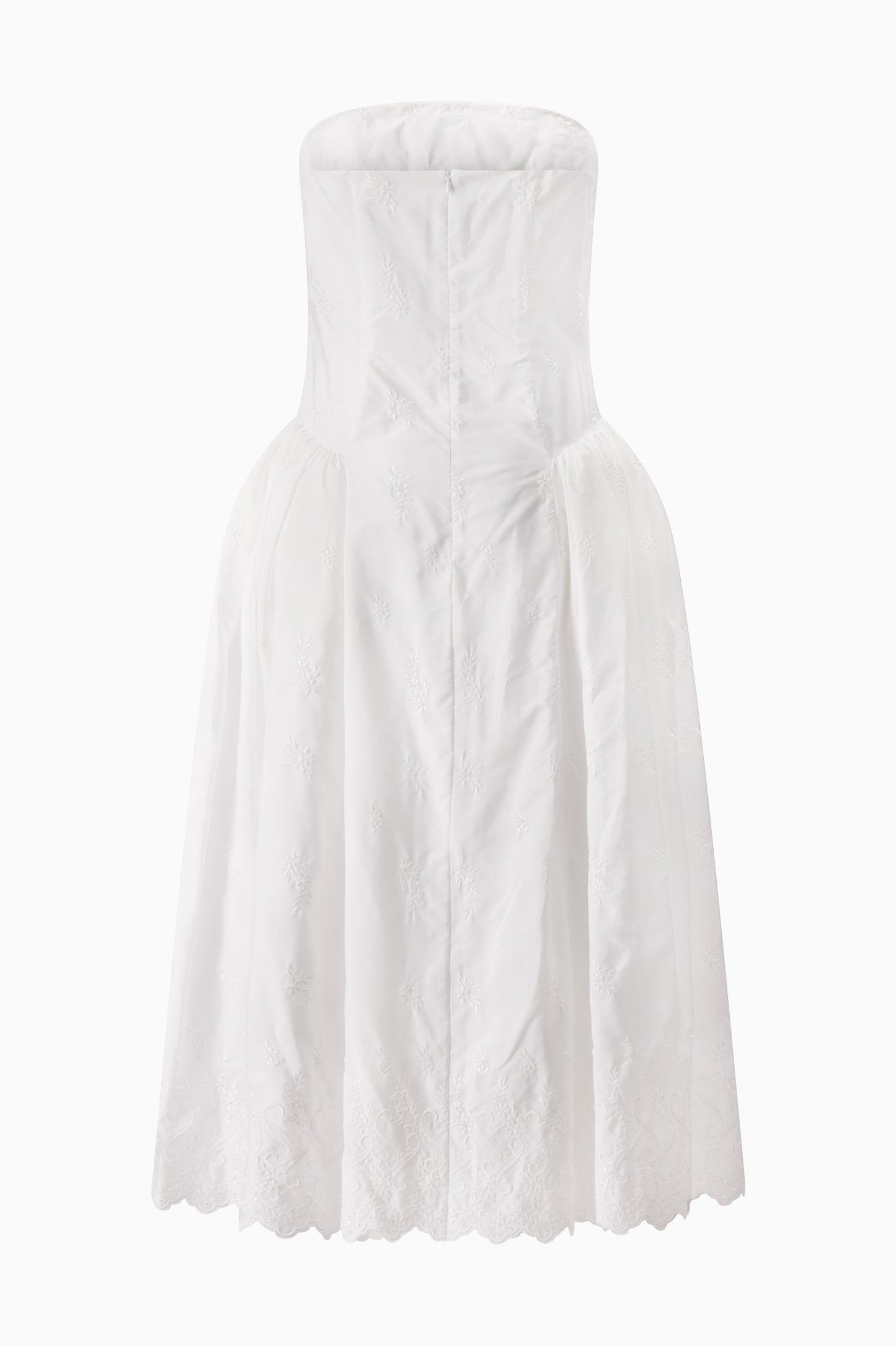 Strapless Hip Bustle Dress