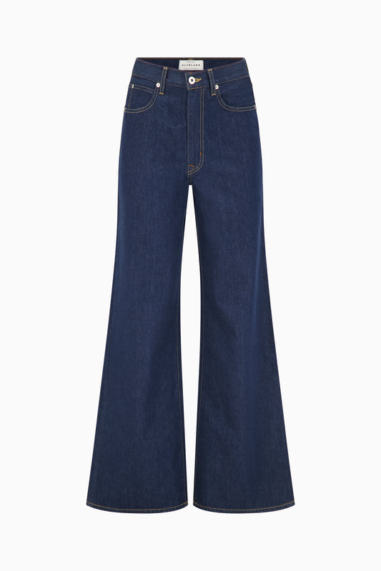 Eva high wide-leg jeans - Indigo