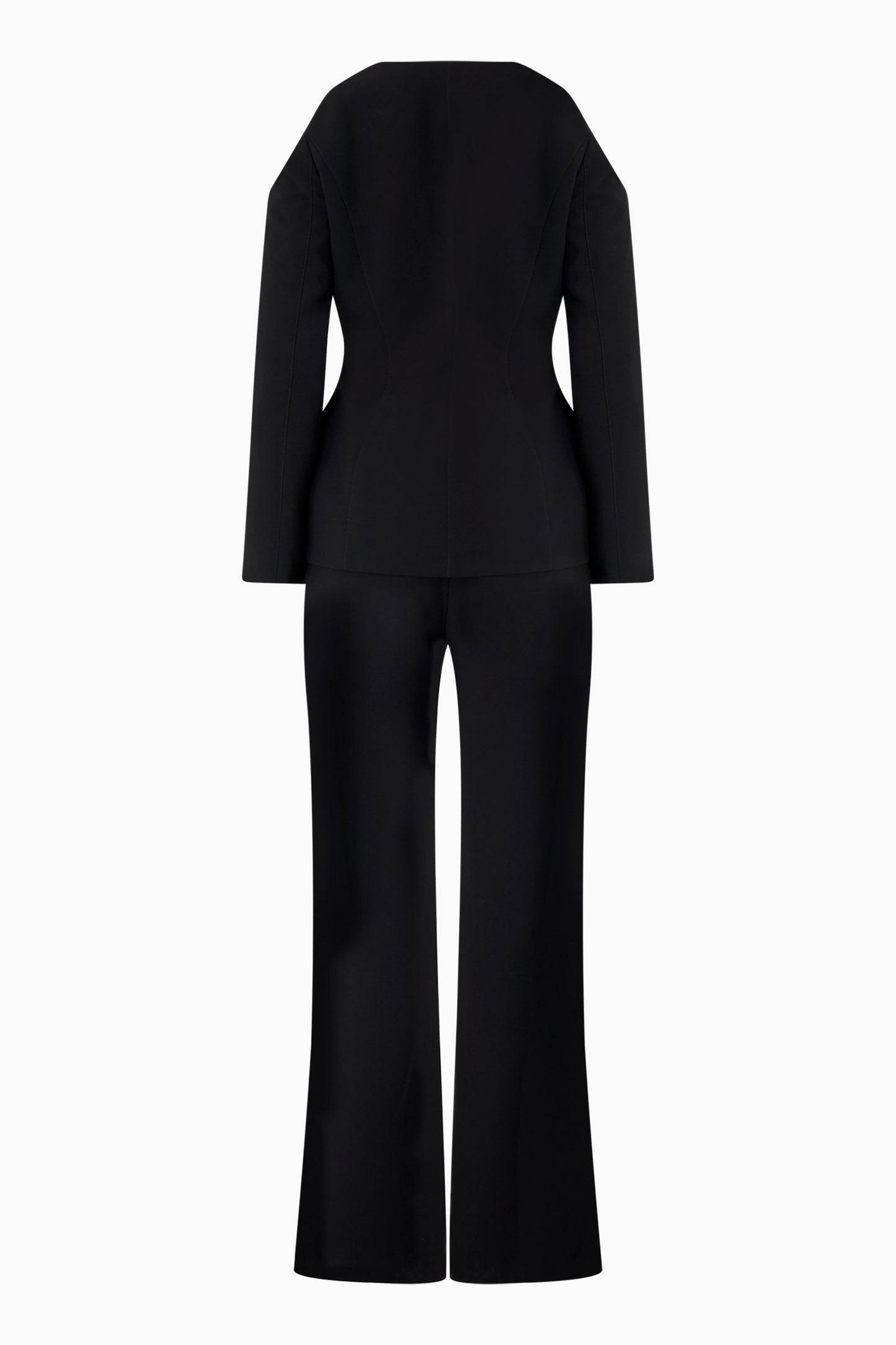 Thierry Mugler Pantsuit with Sequinned Collar