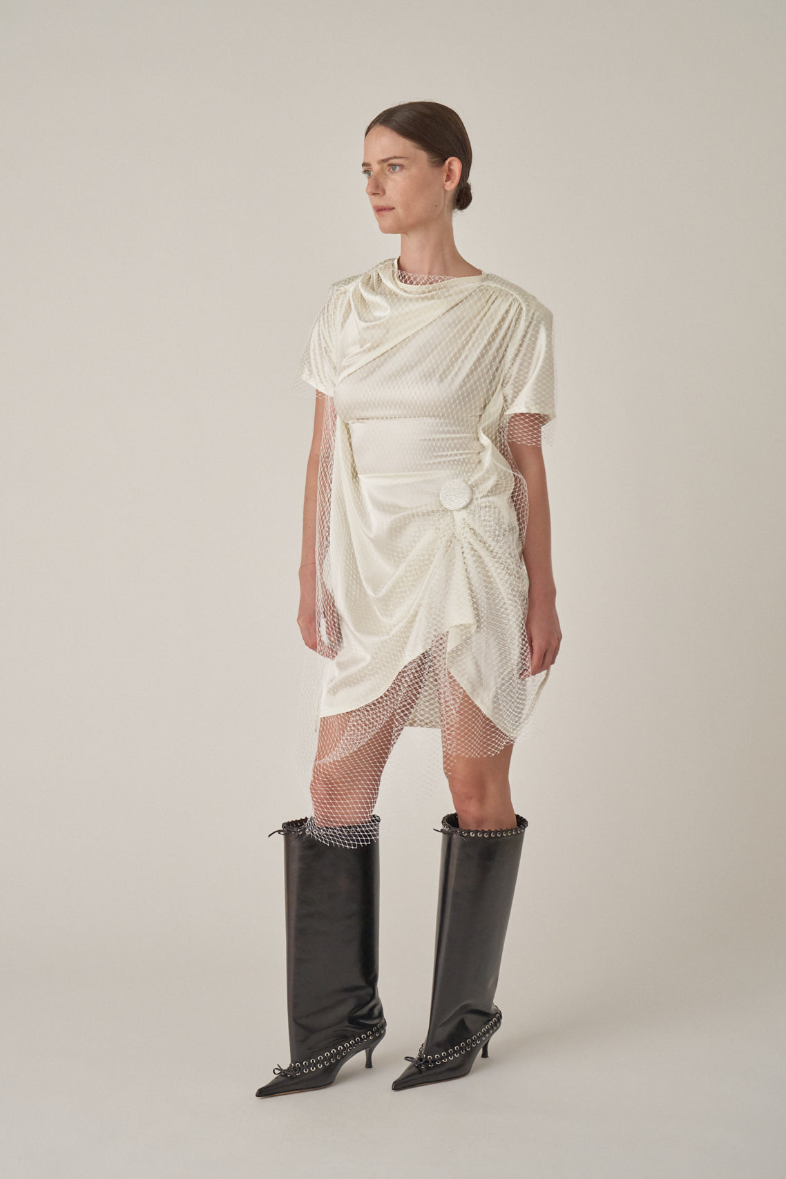 Cinched Wedding Dress