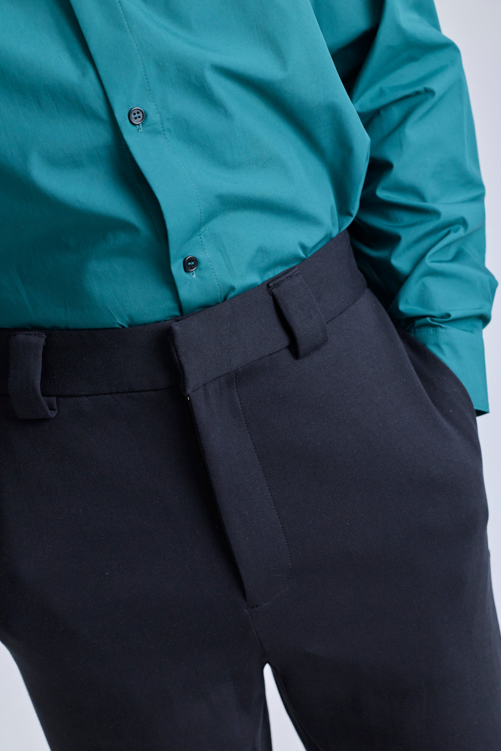 Jersey Straight Trousers