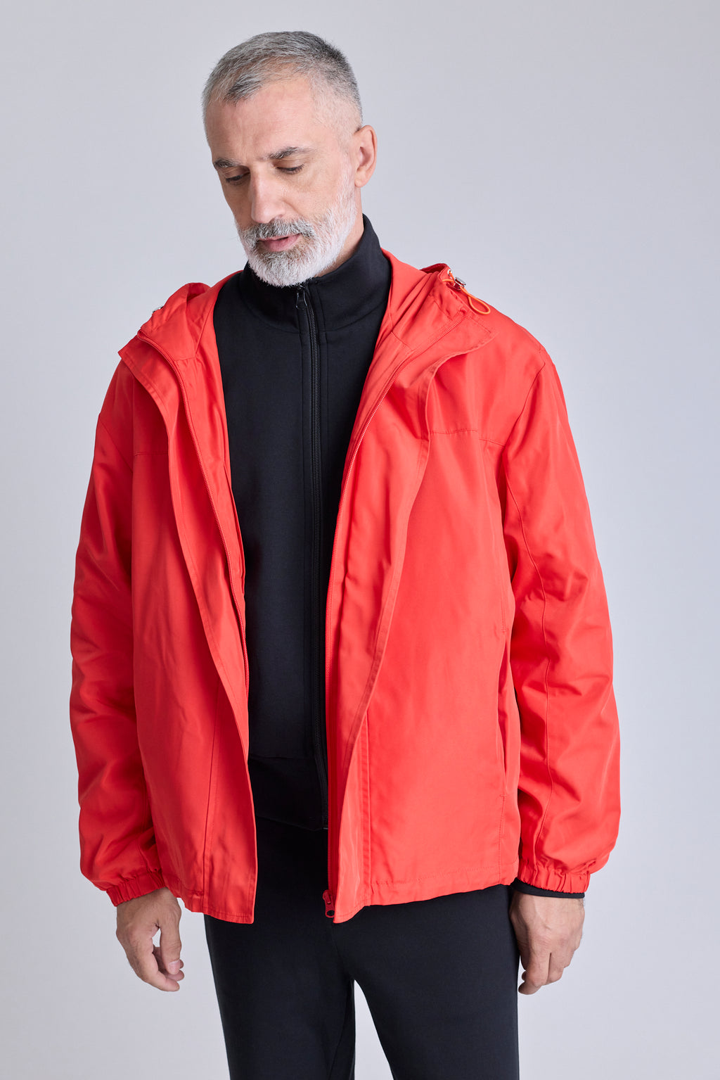 Hooded Anorak - Red