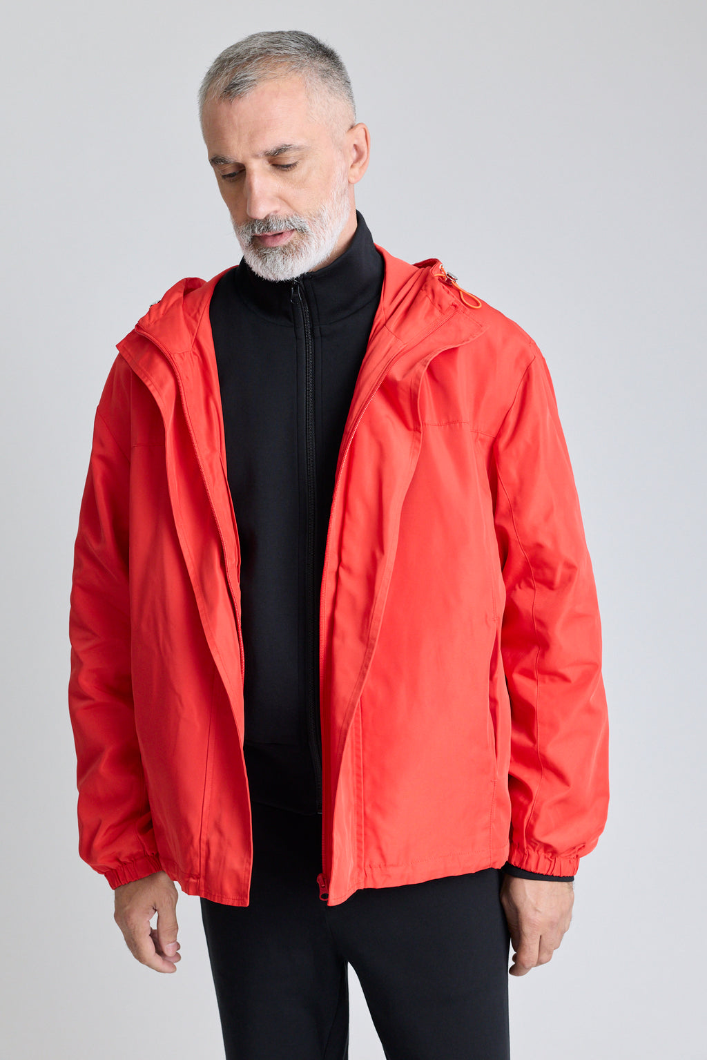 Hooded Anorak - Red