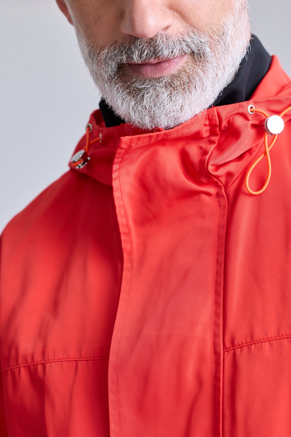 Hooded Anorak - Red