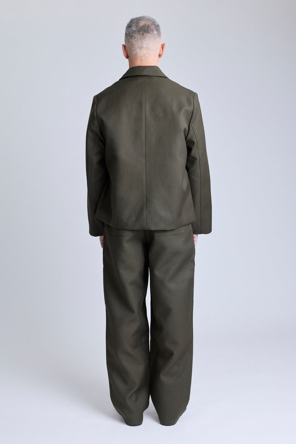 Double-Faced Wide Trousers