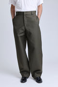 Double-Faced Wide Trousers
