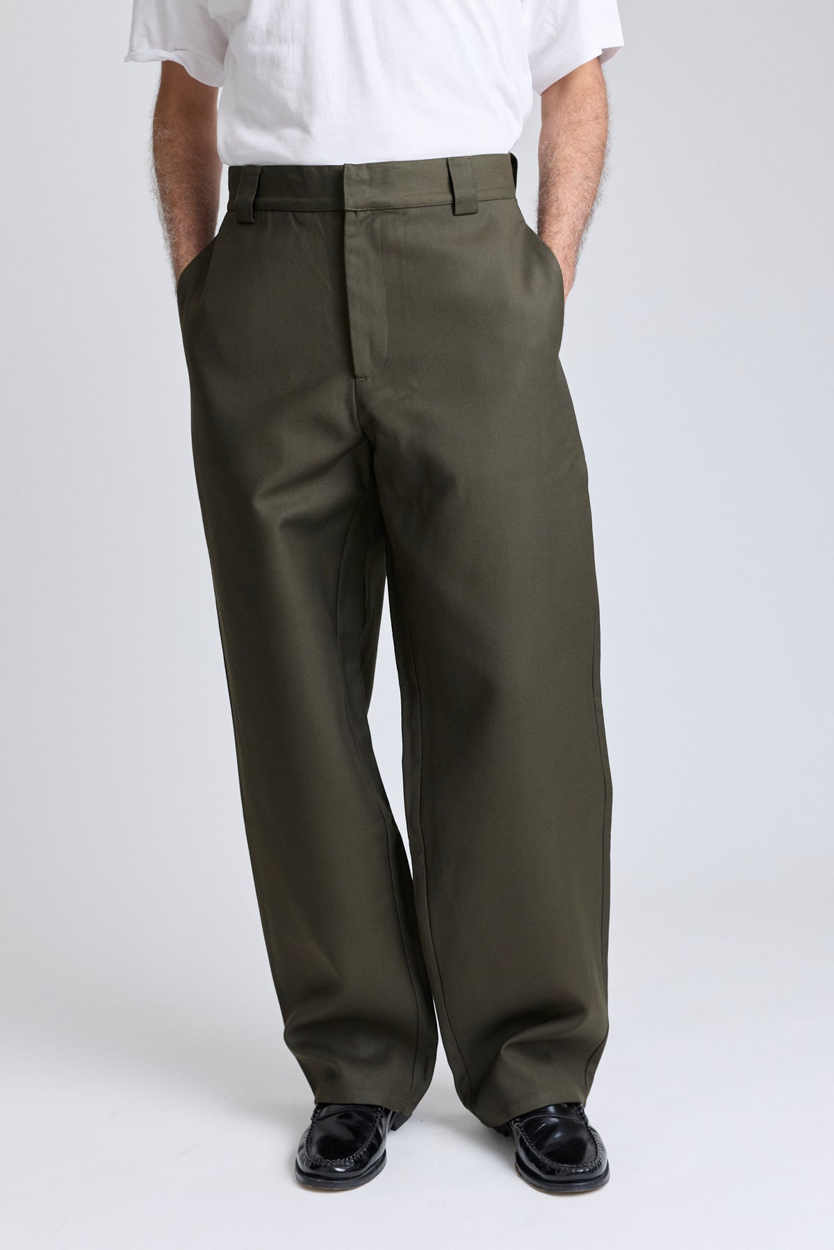 Double-Faced Wide Trousers