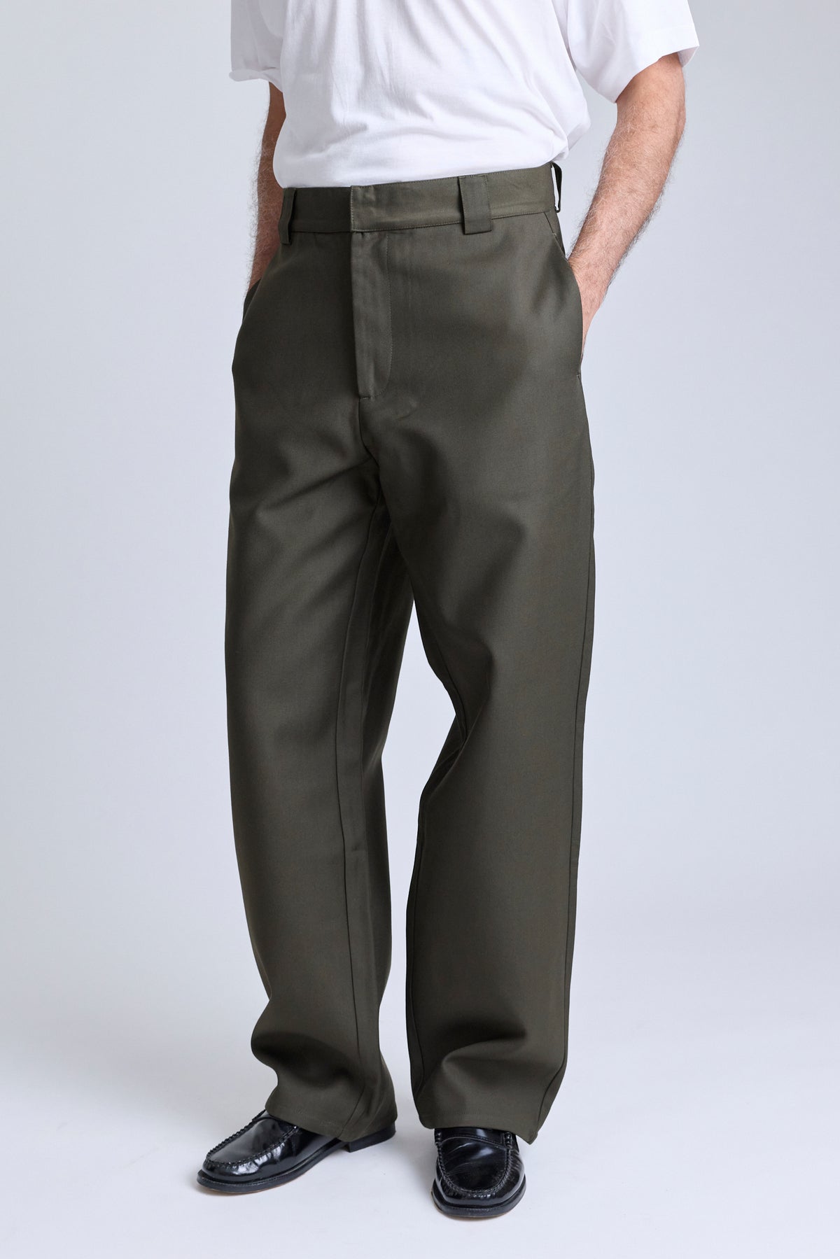 Double-Faced Wide Trousers