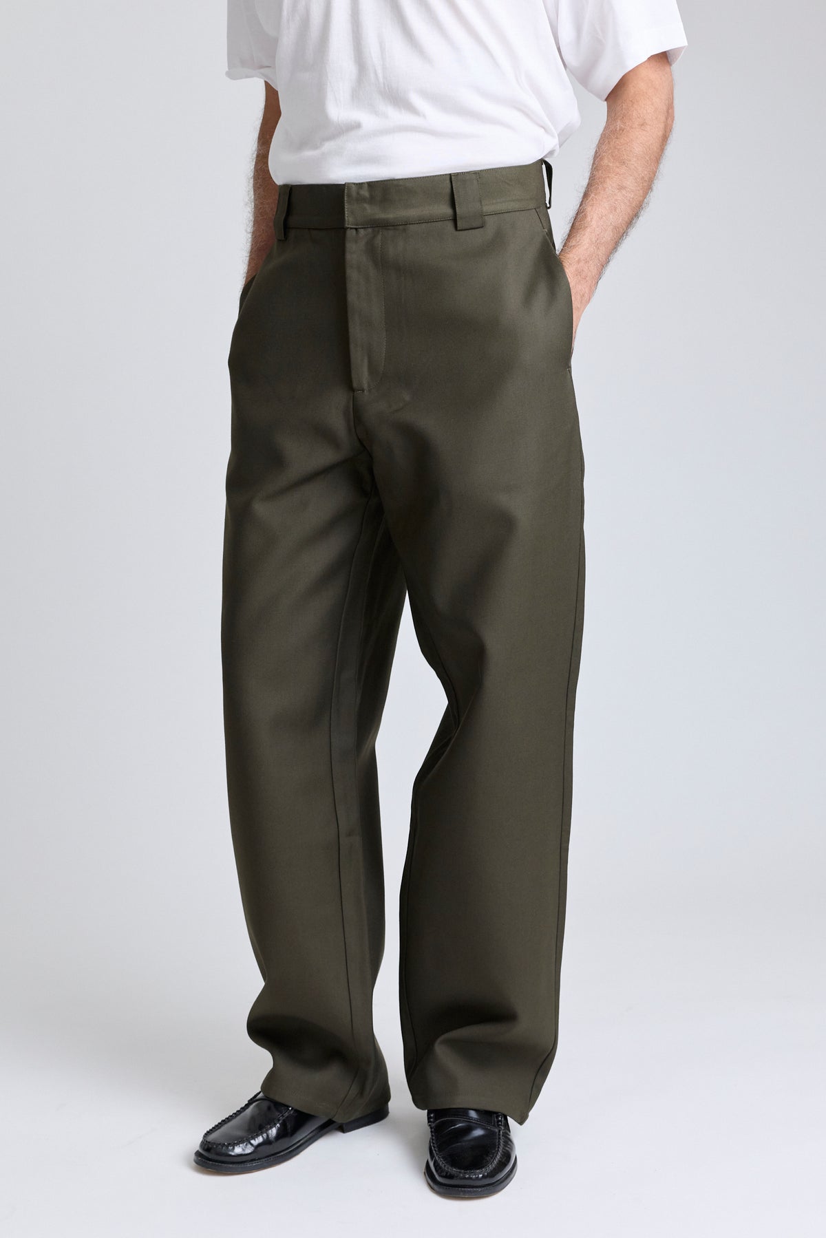 Double-Faced Wide Trousers