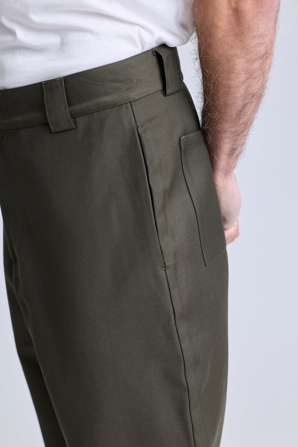 Double-Faced Wide Trousers