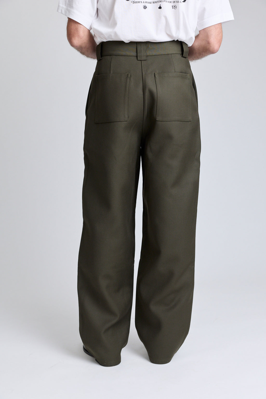 Double-Faced Wide Trousers