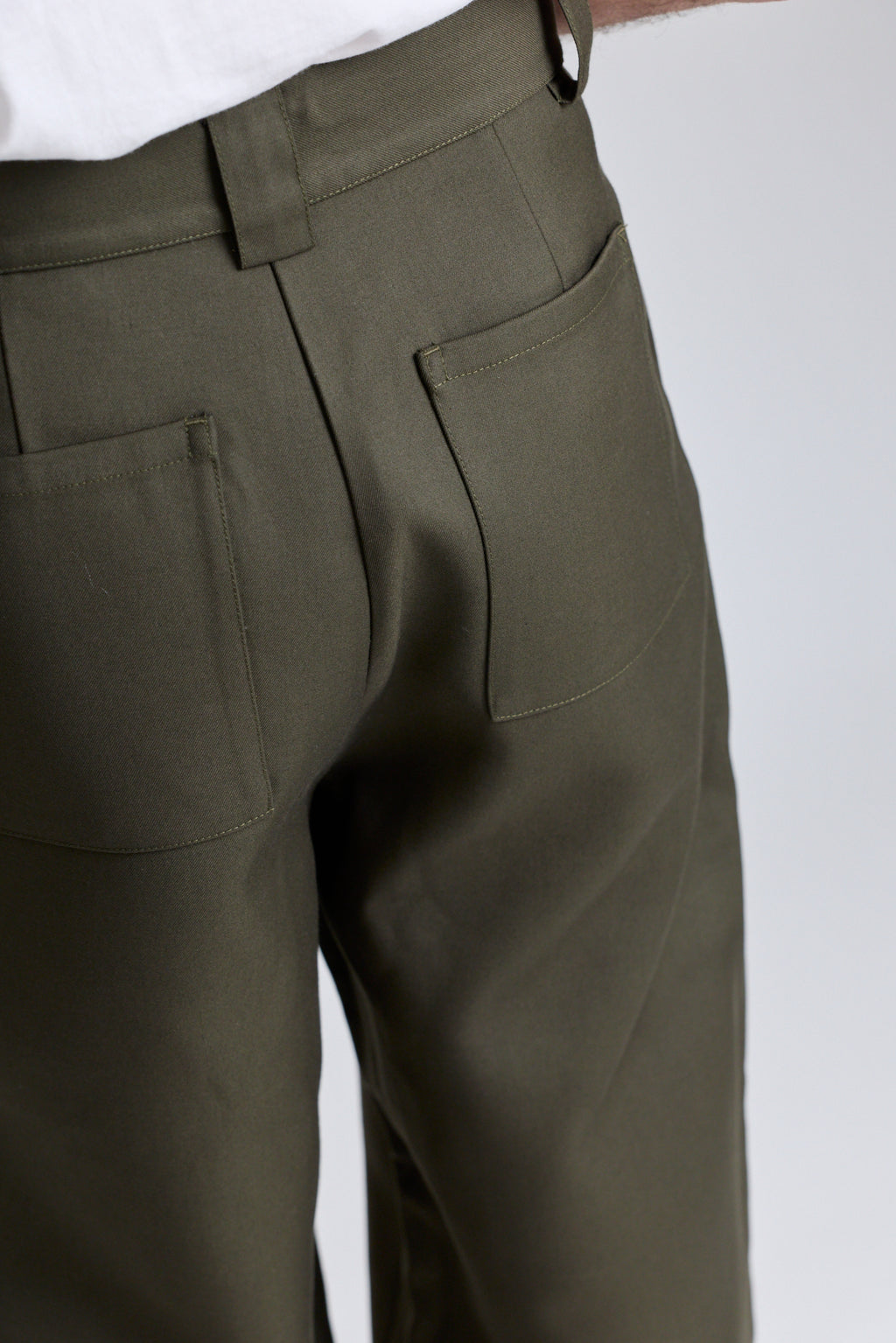 Double-Faced Wide Trousers