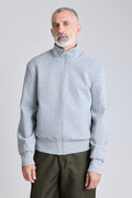 Zip Jersey Jacket - Grey