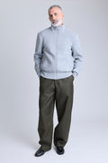 Zip Jersey Jacket - Grey