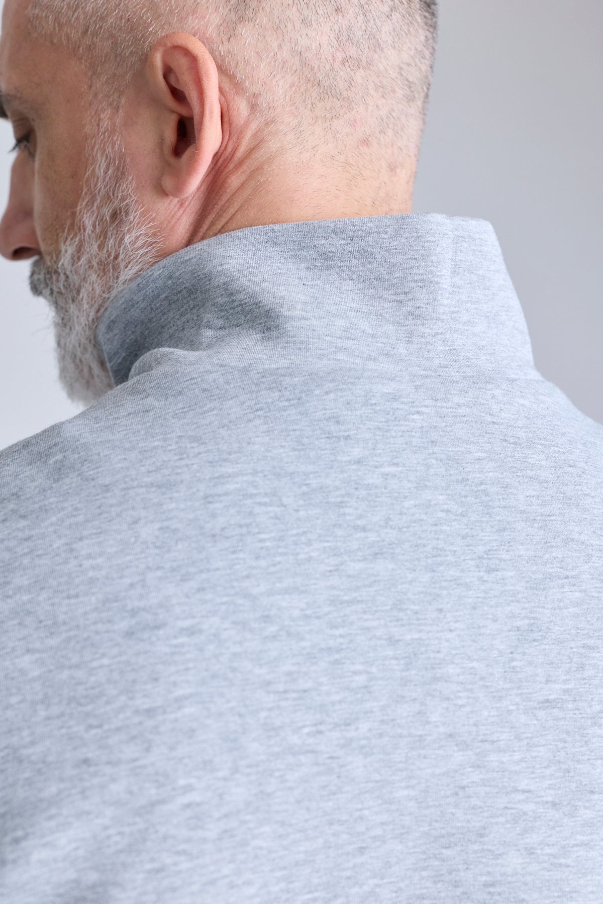 Zip Jersey Jacket - Grey