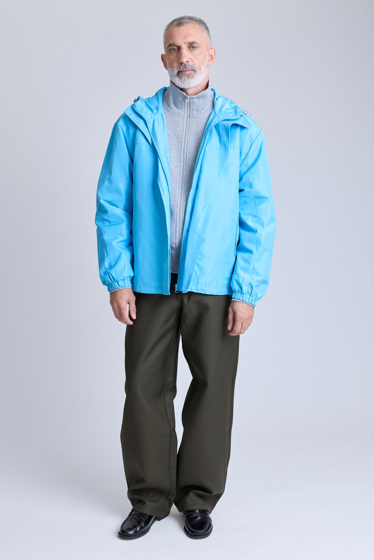 Hooded Anorak - Blue