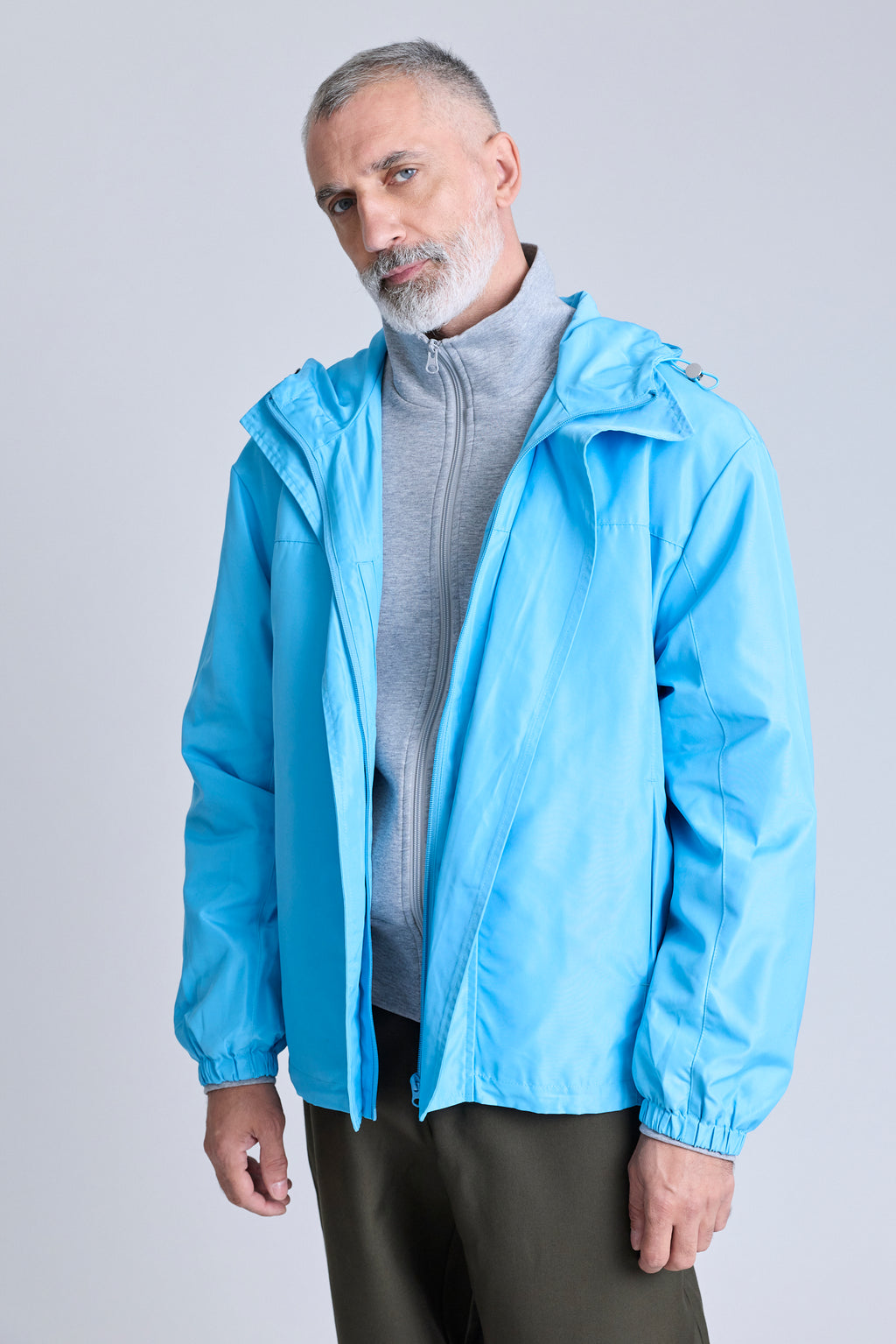 Hooded Anorak - Blue