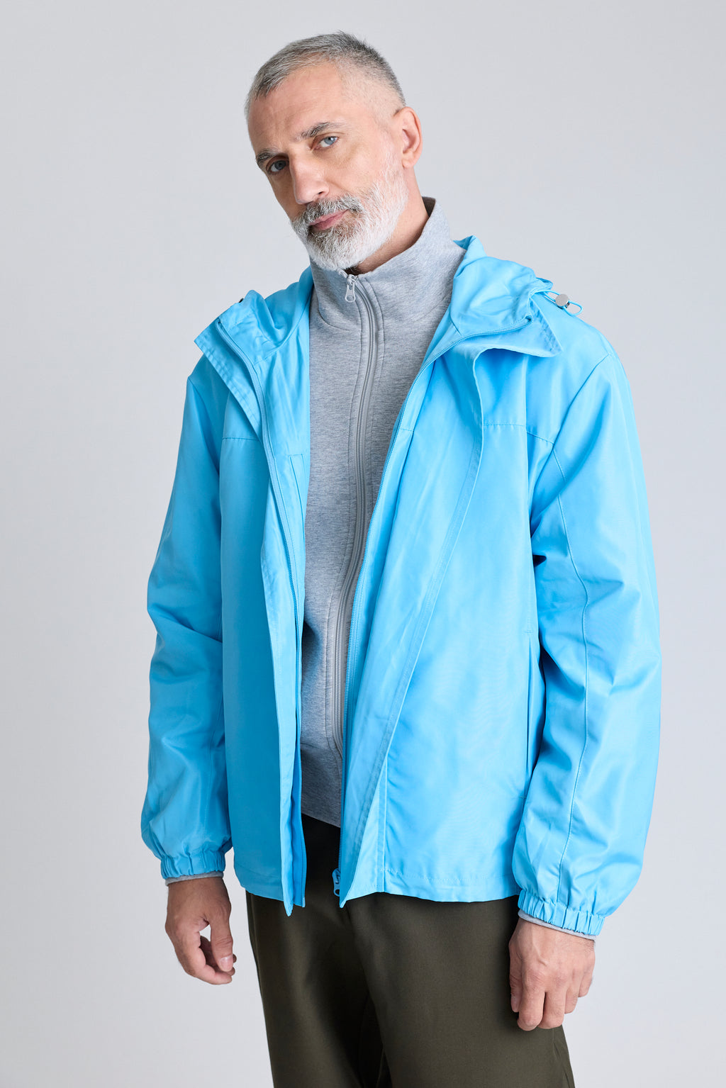 Hooded Anorak - Blue