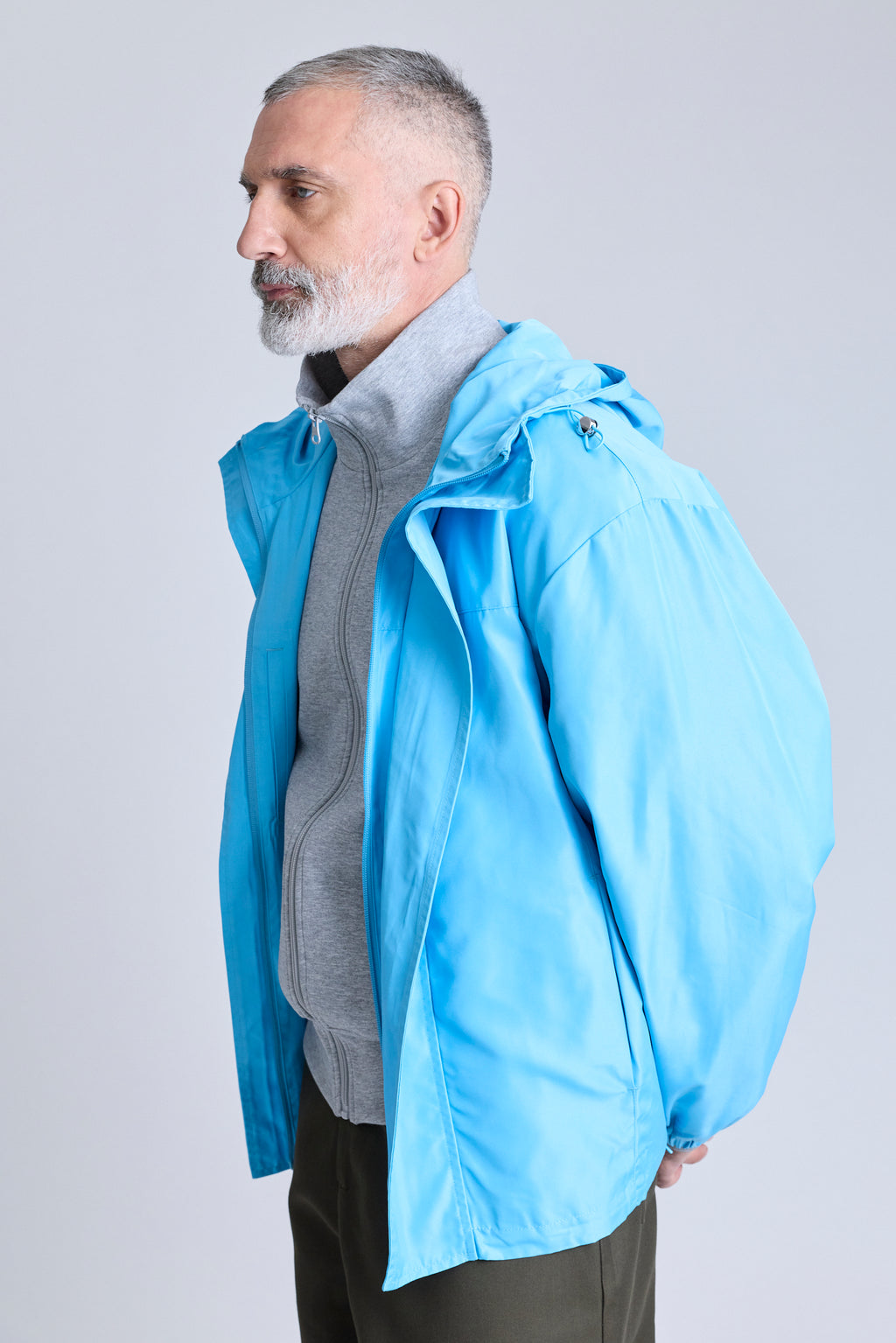 Hooded Anorak - Blue