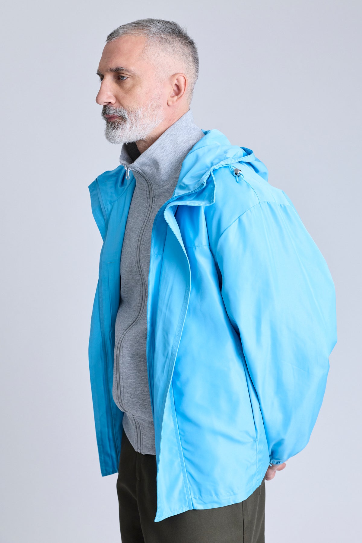 Hooded Anorak - Blue