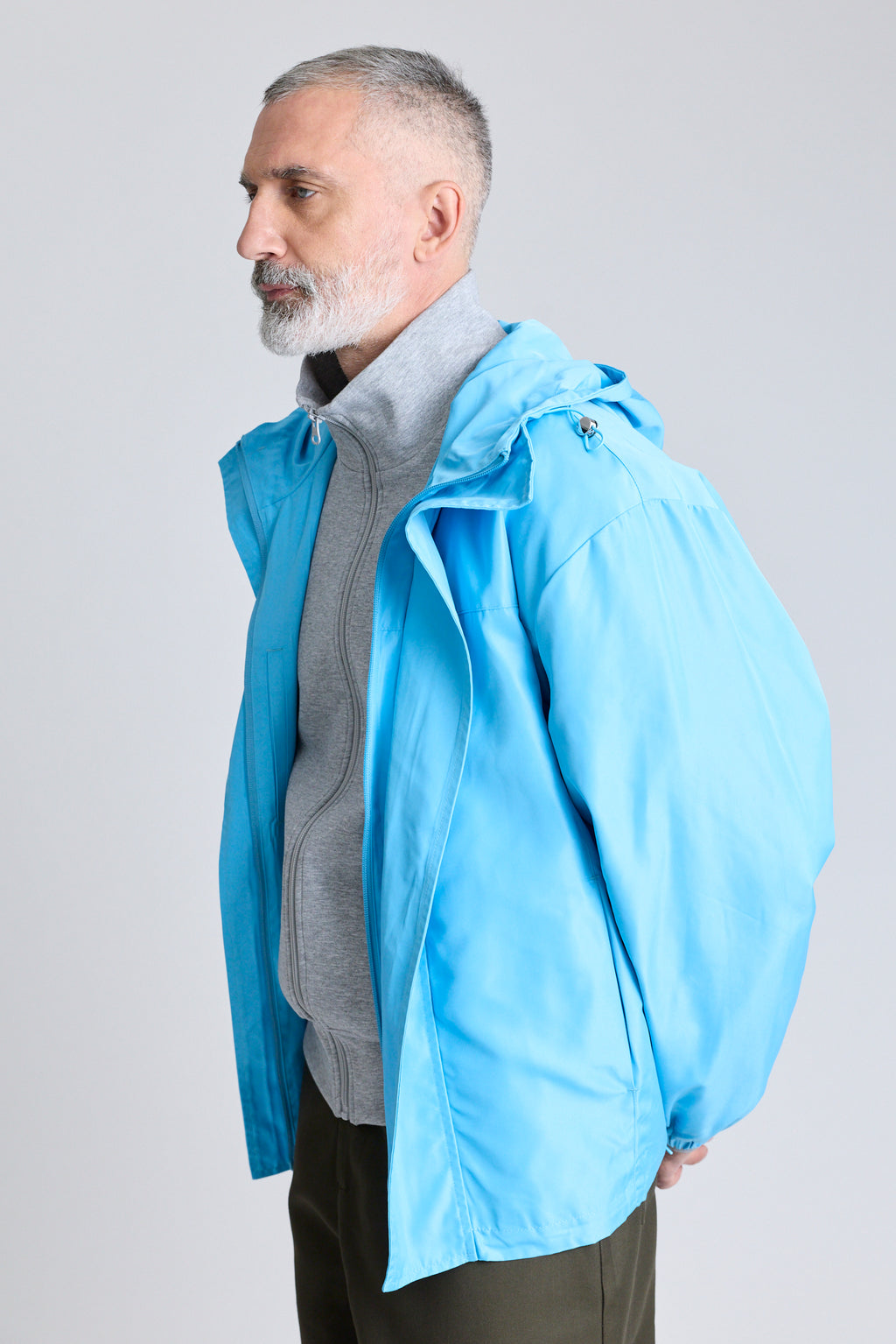 Hooded Anorak - Blue