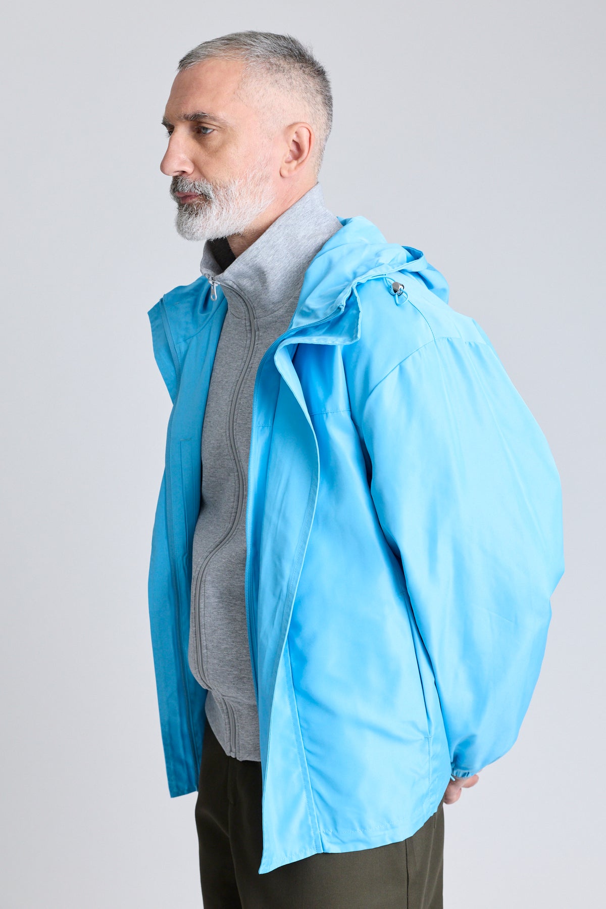 Hooded Anorak - Blue