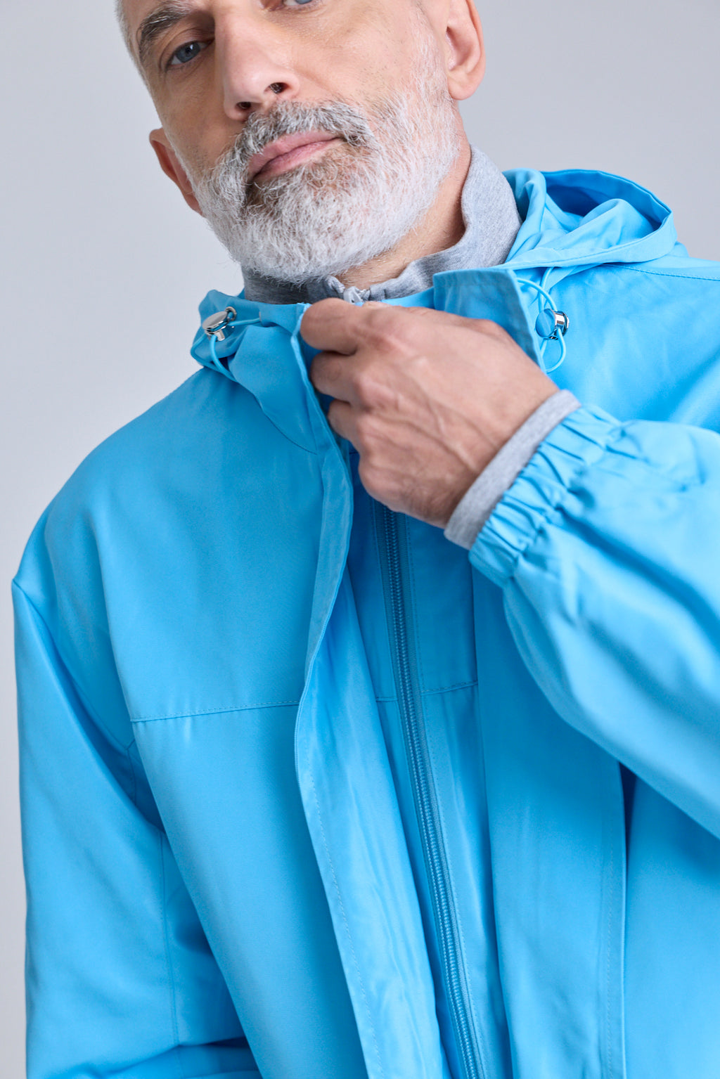 Hooded Anorak - Blue