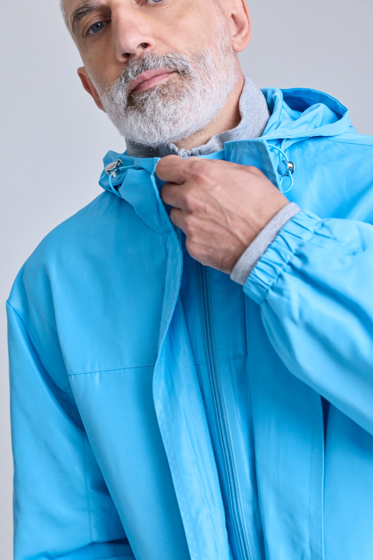 Hooded Anorak - Blue